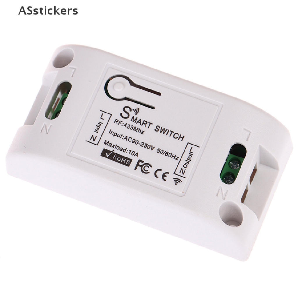 asstickers-433-mhz-rf-สมาร์ทสวิตช์ไร้สาย-rf-ตัวรับสัญญาณรีเลย์จับเวลาโทรศัพท์-รีโมตคอนโทรล