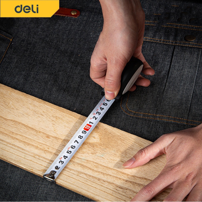 deli-ตลับเมตร-เมตร-ตลับเมตรใส-ตลับเมตรหุ้มยาง-ตลับเมตรพกพา-5-3เมตร-มาพร้อมตัวล็อคสายวัด-measuring-tape