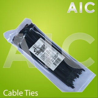 Cable Ties 4.5x250 Black - Pack 100 สายรัดพลาสติก @ AIC
