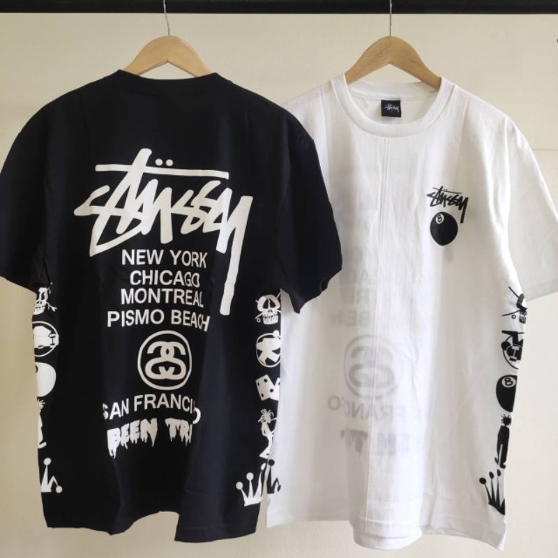 เสื้อยืดโอเวอร์ไซส์-เสื้อ-stussy-เสื้อยืด-stussy-เสื้อแขนสั้น-stussy-s-4xl