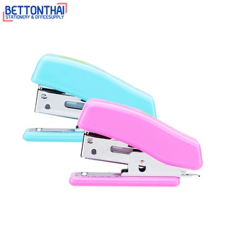 Deli 0353 Mini Stapler ชุดเครื่องเย็บกระดาษจิ๋ว เย็บได้ 12 แผ่น พร้อมลวด 1 กล่อง คละสี แม็ค แม็ก แม็กเย็บกระดาษ