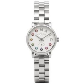 Marc by Marc Jacobs Womens MBM3423 Baker Analog Display Analog Quartz Silver-Tone