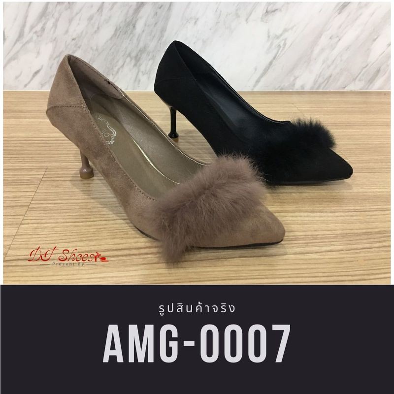 amg-0007-รองเท้าคัชชูส้นสูงหัวแหลม-วัสดุผ้าสักหลาด-ส้นเข็ม