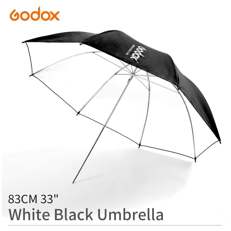 ภาพสินค้าGodox Studio Photogrphy ร่มสะท้อนแสง สีดํา และสีขาว ขนาด 33 นิ้ว 83 ซม. จากร้าน godox_online.th บน Shopee ภาพที่ 3