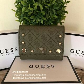 Guess  walletแท้💯outlet กระเป๋าสตางค์ใบสั้น