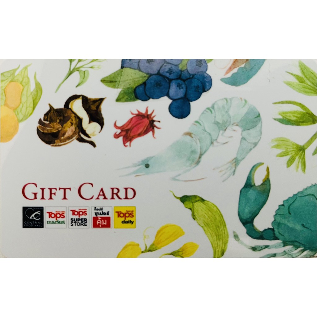 ภาพหน้าปกสินค้าบัตรของขวัญ Gift Card Tops จากร้าน voucherplusmall บน Shopee