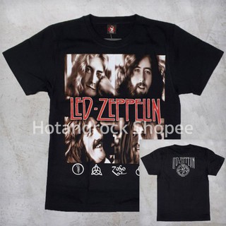 เสื้อยืดผ้าฝ้ายพรีเมี่ยม เสื้อวง Led Zeppelin TDM 0216
