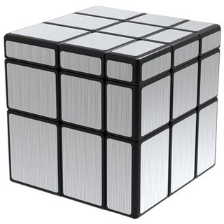 รูบิค แปลกๆ รูบิค 3x3 รูบิค ของแท้ อย่างดี rubik 3x3 Qiyi Mirror Cube 3x3 Silver 3x3x3 Magic Cube rubix cube SharkRubik