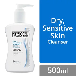 ❤️ไม่แท้คืนเงิน❤️ Physiogel Daily Moisture Therapy Dermo-Cleanser 500 ml ผลิตภัณฑ์ทำความสะอาดผิวหน้า และผิวกาย