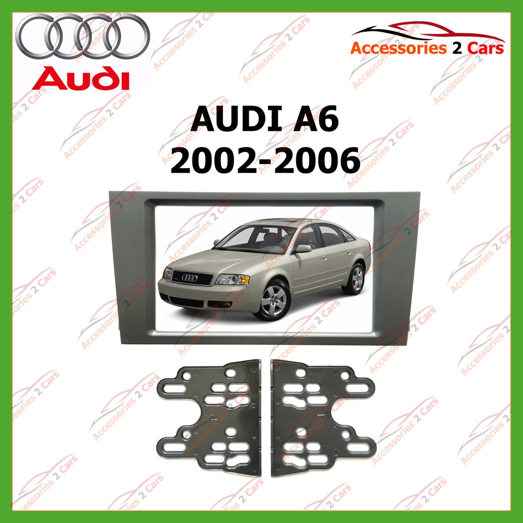 หน้ากากเครื่องเล่นaudi-a6-2-din-ปี2002-2006-สำหรับเปลี่ยนวิทยุ-รหัส-nv-au-005