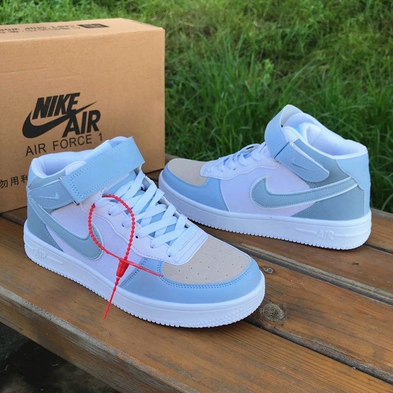 hot-sb-air-air-force-one-cloud-blue-รองเท้าส้นเตี้ย-สีขาว-รองเท้าผ้าใบ