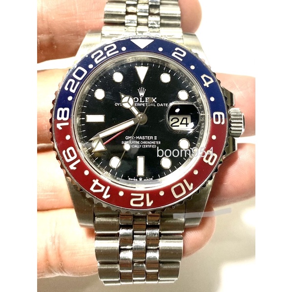 ฟิล์มกันรอยนาฬิกา-rolex-gmt-masterii-ceramic-bezel-ฟิล์มกันรอยนาฬิกา