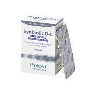 Protexin Synbiotic D-C เสริมชีวนะ โปรไบโอติก, พรีไบโอติกเข้มข้น 1 กล่อง(50แคปซูล)