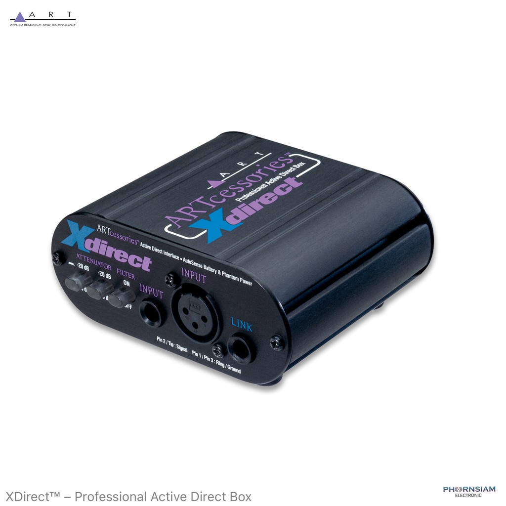 XDirect™ – Professional Active Direct Box กล่องปรับระดับสัญญาณเสียง ...