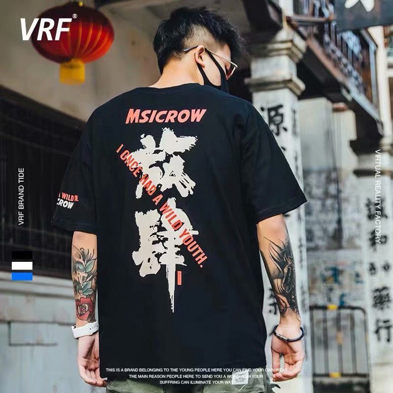 2022-แฟชั่นผู้ชายอินเทรนด์ผ้าฝ้ายเสื้อยืด-unisex-street-hip-hop-ลมคลาสสิกแขนสั้นคอกลม-top-tee-เสื้อผ้าสั้น-tshirt-สำหร