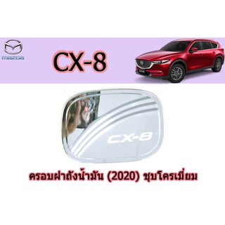 ครอบฝาถังน้ำมัน/กันรอยฝาถังน้ำมัน มาสด้า ซีเอ็กซ์-8 Mazda CX-8 ครอบฝาถังน้ำมัน CX-8 (2020)