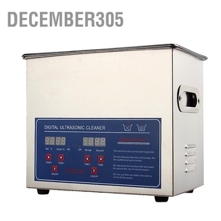 December305 เครื่องทําความสะอาดอัลตราโซนิกดิจิทัล ความจุขนาดใหญ่ 3 ลิตร ปลั๊ก Uk 220V