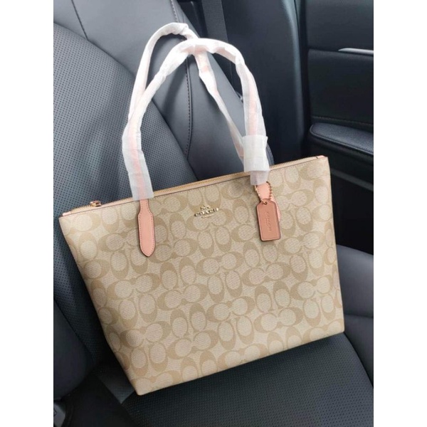 กระเป๋าสะพาย-coach-tote-zip-c4455