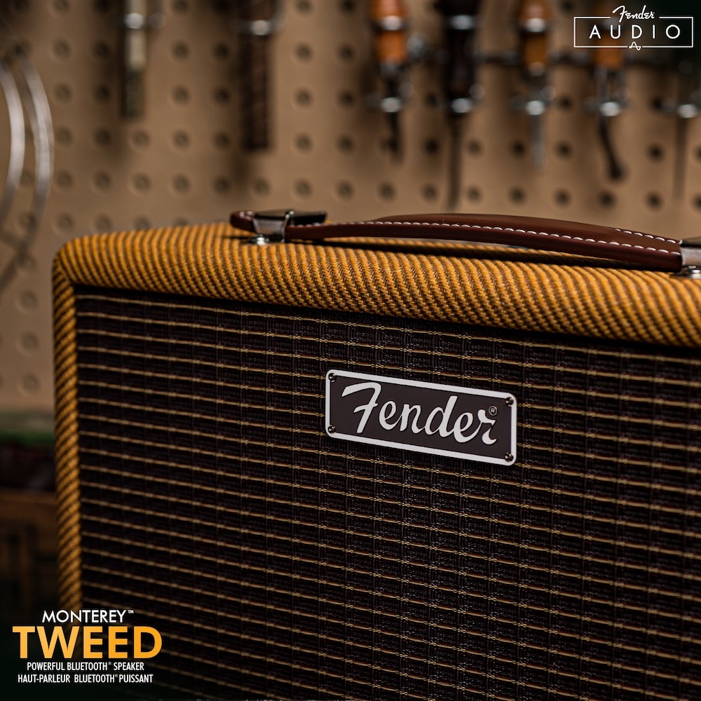 เกี่ยวกับสินค้า FENDER ลำโพง Monterey Tweed Bluetooth Speaker - Yellow Mustard