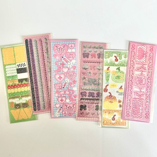 สติกเกอร์เลเซอร์ รูปโบว์ ขนาดเล็ก สําหรับตกแต่งการ์ด diy