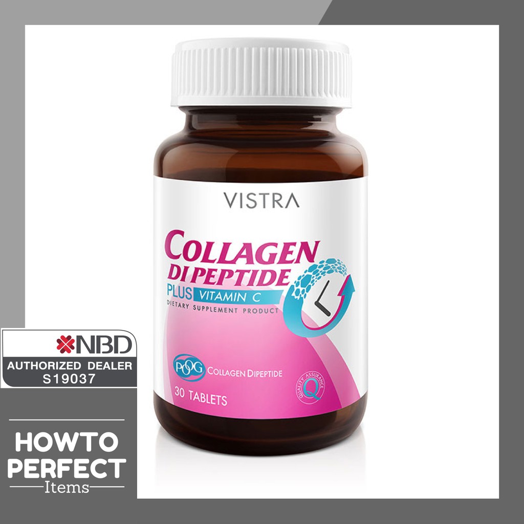 ภาพสินค้าVistra Collagen Di Peptide Plus Vitamin C dipeptide ( Di Peptide ) จากร้าน howtoperfect_items บน Shopee ภาพที่ 1
