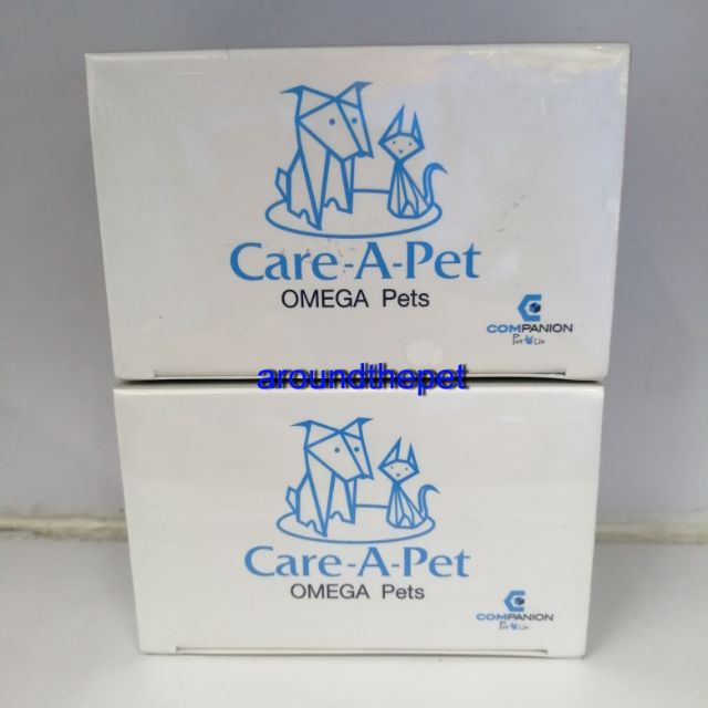 care-a-pet-omega-pet-วิตามินบำรุงขนสุนัขและแมว-ชนิดเม็ด-1-กล่องบรรจุ50แคปซูล