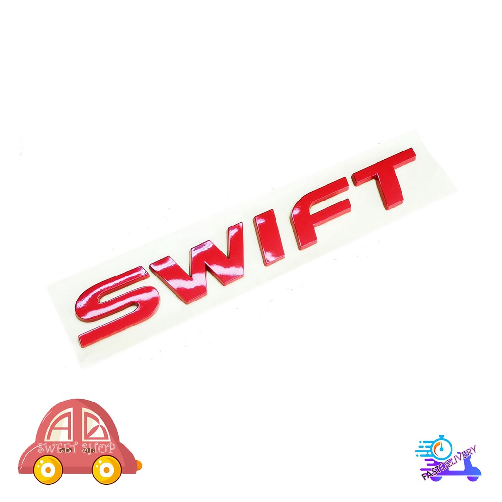 โลโก้-swift-แดง-red-logo-swift-ติด-suzuki-swift-มีบริการเก็บเงินปลายทาง