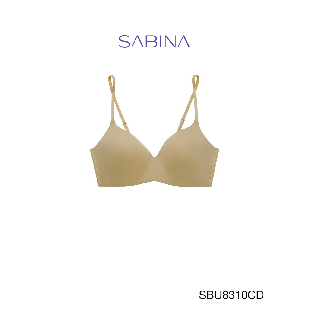 ภาพหน้าปกสินค้าSABINA BRALESS เสื้อชั้นใน Invisible Wire (ไม่มีโครง) ไม่ดันทรง รุ่น Pretty Perfect รหัส SBU8310CD สีเนื้อเข้ม จากร้าน sabina_thailand บน Shopee