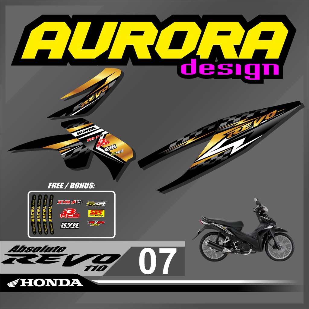Revo Absolute Striping Sticker - 2010-2013 Revo Variation Trim สติกเกอร ...