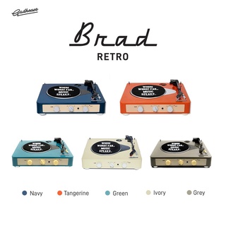 เครื่องเล่นแผ่นเสียง Gadhouse Brad Retro  (New)