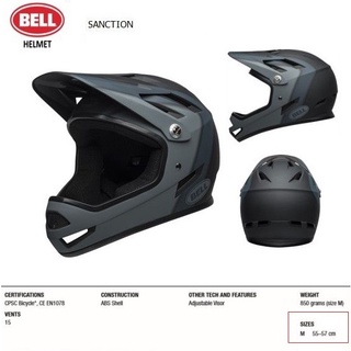 Bell รุ่น Sanction หมวกจักรยาน แบบ Full-Face สินค้าของแท้