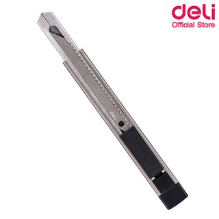 Deli 2084 Cutter คัตเตอร์เหล็ก 30 องศา 13 snap-off คัตเตอร์ คัตเตอร์เหล็ก คัตเตอร์ตัด คัตเตอร์งานฝีมือ อุปกรณ์สำนักงาน