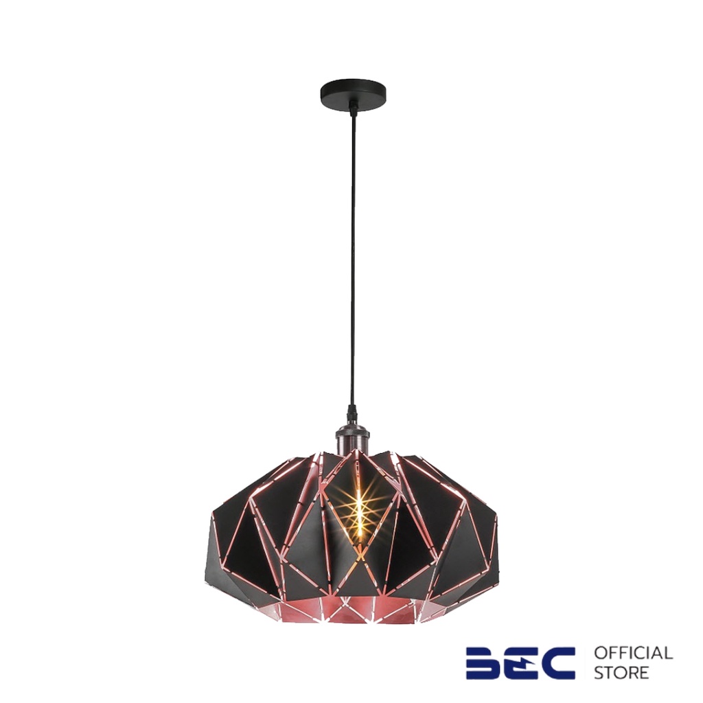 bec-โคมไฟเพดาน-โมเดิร์น-สีดำ-ชมพู-รุ่น-scl-302-b-rg-โคมฟักทอง