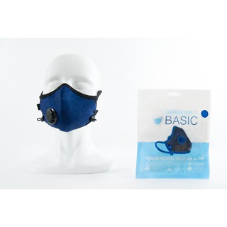 *พร้อมส่ง* Cambridge Mask รุ่น The Navy Basic Mask - หน้ากาก N95 ป้องกันมลพิษฝุ่น PM2.5 จากประเทศอังกฤษ