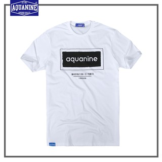 [เสื้อยืด AQUANINE tshirt เสื้อยืดผู้ชาย รุ่น IMAGINATION เสื้อยืดสีขาว ลิขสิทธิ์แท้