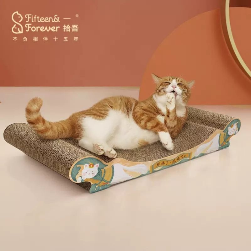 4pets-เก้าอี้แมวสำหรับฝนเล็บ-กระดานข่วนเล็บแมวขนาดใหญ่-62cm-โซฟามังกรจีนโบราณ