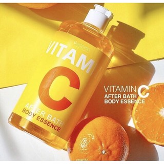 SCENTIO VITAMIN C AFTER BATH BODY ESSENCE - เซนทิโอ วิตามินซี อาฟเตอร์ บาธ บอดี้ เอสเซ้นส์ (450ml.)