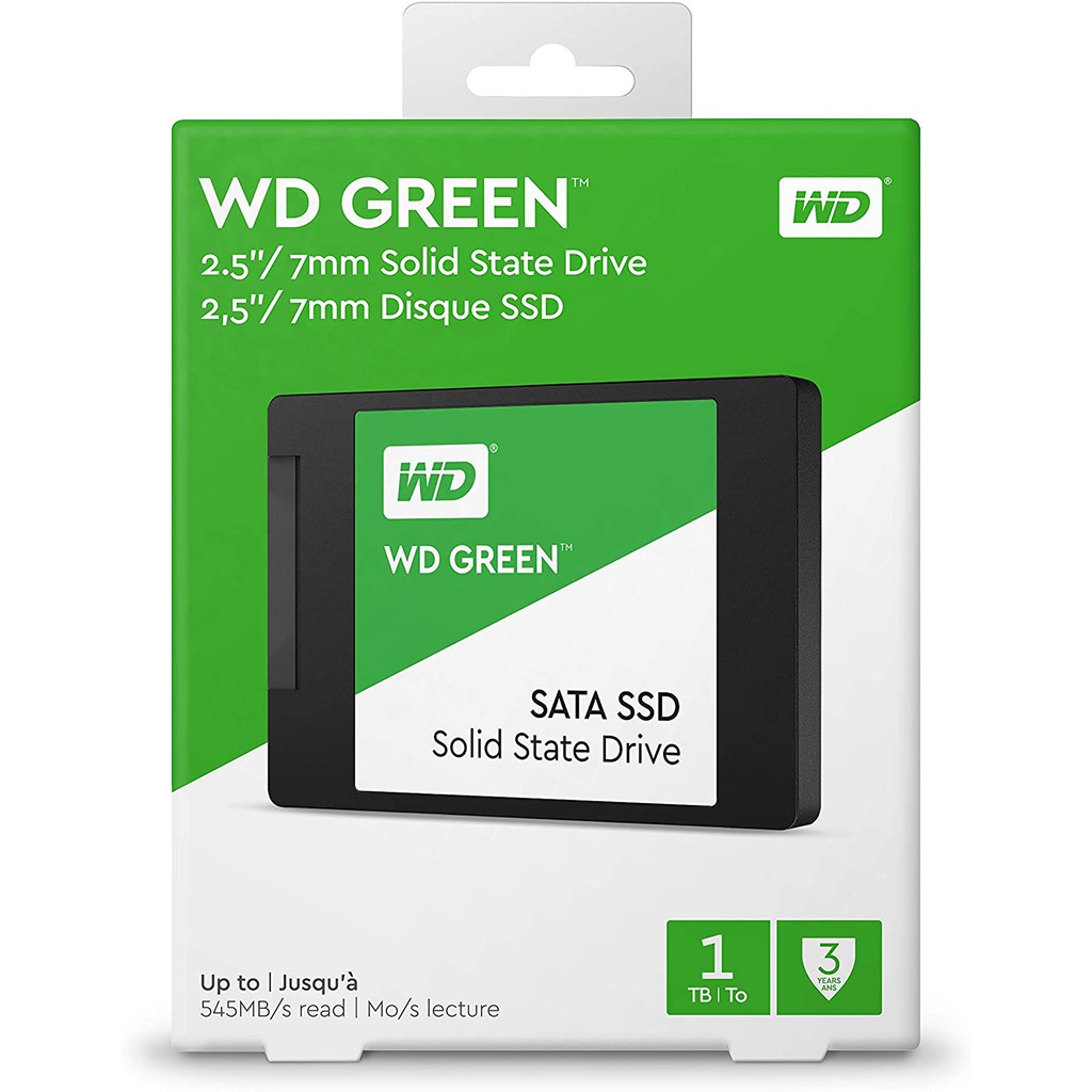 ภาพหน้าปกสินค้า1 TB SSD (เอสเอสดี) WD GREEN (WDSSD1TB-SATA-GREEN-3D) Warranty 3 - Y จากร้าน hardware_corner บน Shopee