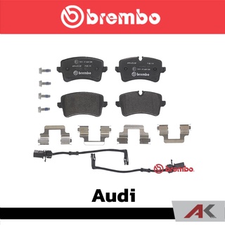 ผ้าเบรกหลัง Brembo โลว์-เมทัลลิก สำหรับ Audi A5/6/7 2010-2xxx Q3 RS 2013, Macan 2.0 2015-2xxx รหัสสินค้า P85 119B
