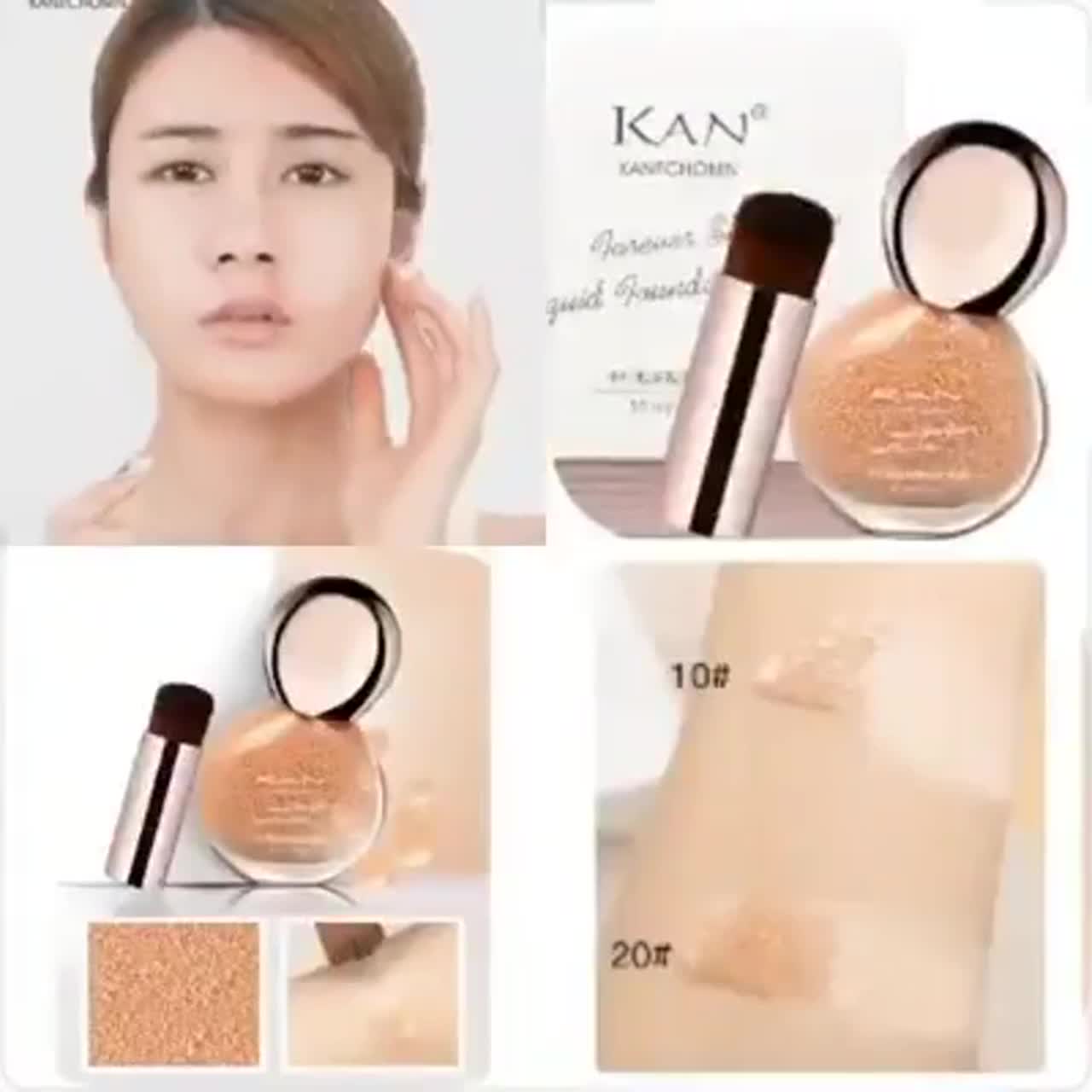 kan-forever-skin-glow-liquid-foundation-รองพื้้นน้ำ-หน้าเด้ง-30-ml-พร้อมแปรง