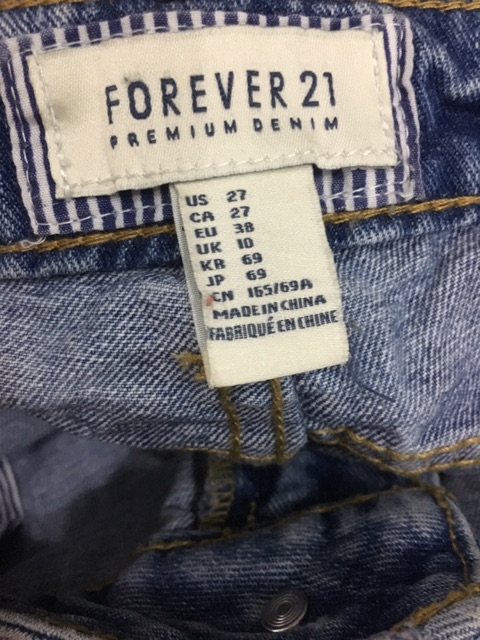 กางเกงยีนส์-forever21สภาพดี