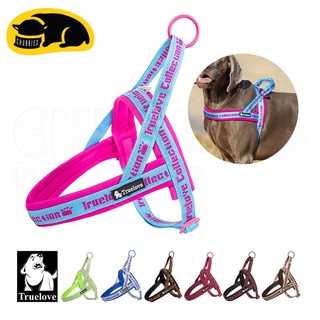 💖พร้อมส่ง💖 C143 TRUELOVE TH Pet Harness: ปลอกคอรัดอกสุนัข (ใส่ง่ายถอดง่าย) ป้องกันอันตรายจากการกระชาก