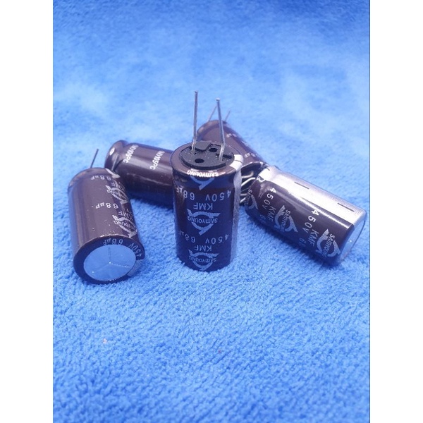 capacitor-68uf-450v-ตัวเก็บ-2ขา-ของใหม่-ราคาต่อตัว