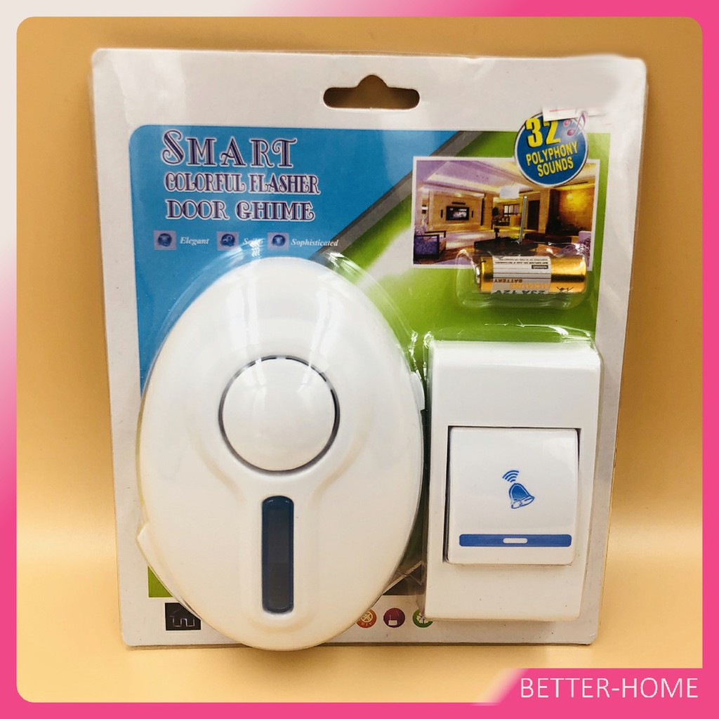 ออดไร้สายออดรีโมท-กริ่งไร้สาย-กระดิ่งไร้สาย-ระยะไกล-wireless-door-bell