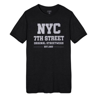 7th Street เสื้อยืด รุ่น MOG102 ( สีเทาดำ )