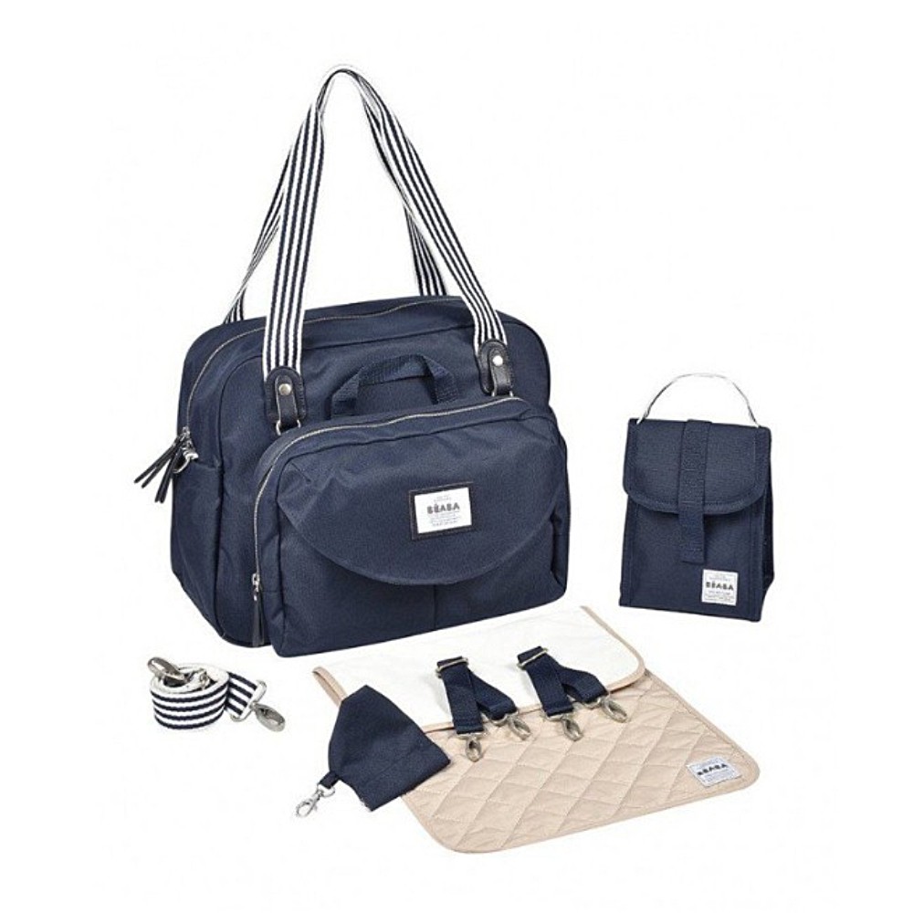 beaba-กระเป๋าเปลี่ยนผ้าอ้อม-geneva-ii-changing-bag-smart-colors-navy-blue