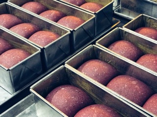 สินค้า ปอนด์กะโหลกรสมันม่วงสำหรับทำขนมปังปิ้ง 510 กรัมต่อปอนด์
