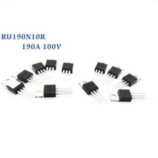 RU190N10R เป็นมอสเฟส (mosfet) N-channel TO 220 ทนกระแส 190A 100V 1ตัว