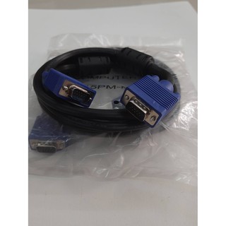 CABLE VGA/RGB ความยาว 1.8 เมตร ผู้ผู้ สายสัญญานภาพต่อจอ เป็นสัญญานภาพอย่างเดียว ภาพชัด สัญญานดี แข็งแรงทนทาน