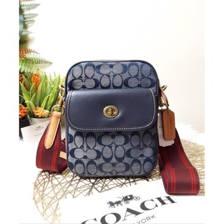 COACH DYLAN 15 IN SIGNATURE CHAMBRAY(COACH 3688)